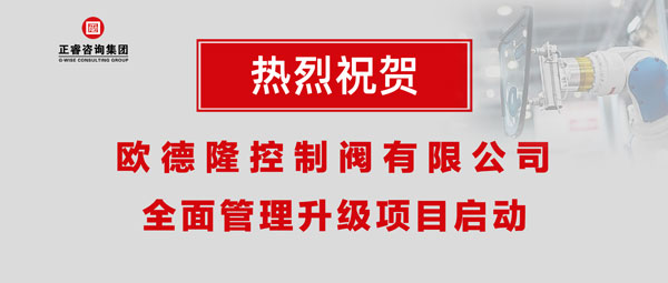 熱烈祝賀歐德隆控制閥有限公司全面管理升級項(xiàng)目啟動！